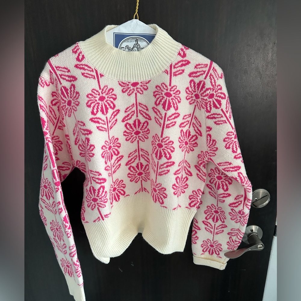 Field of Daisies Knit Sweater